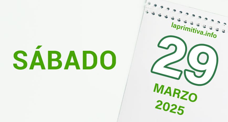 La Primitiva, sábado 29 de marzo 2025