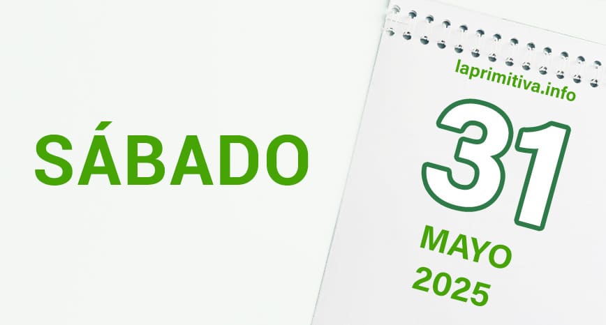 La Primitiva, sábado 31 de mayo 2025