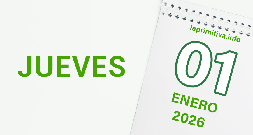 La Primitiva, jueves 1 de enero 2026
