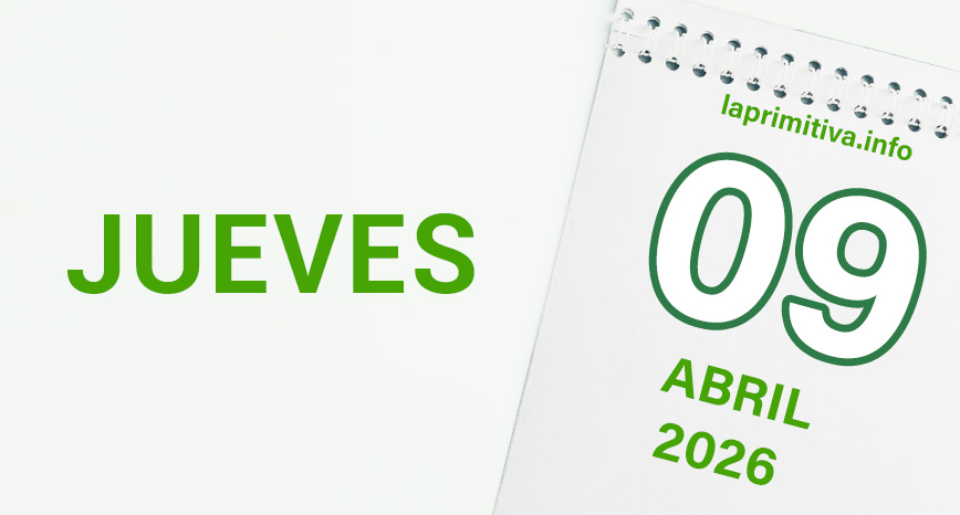 La Primitiva, jueves 9 de abril 2026