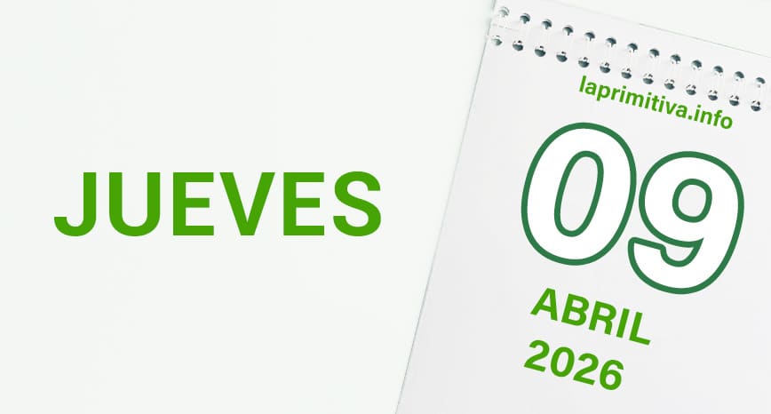 La Primitiva, jueves 9 de abril 2026
