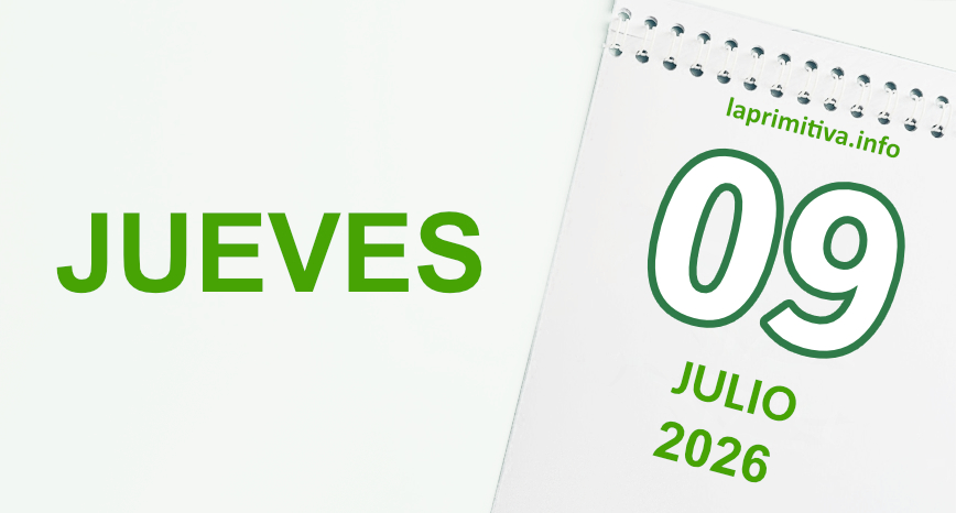 La Primitiva, jueves 9 de julio 2026