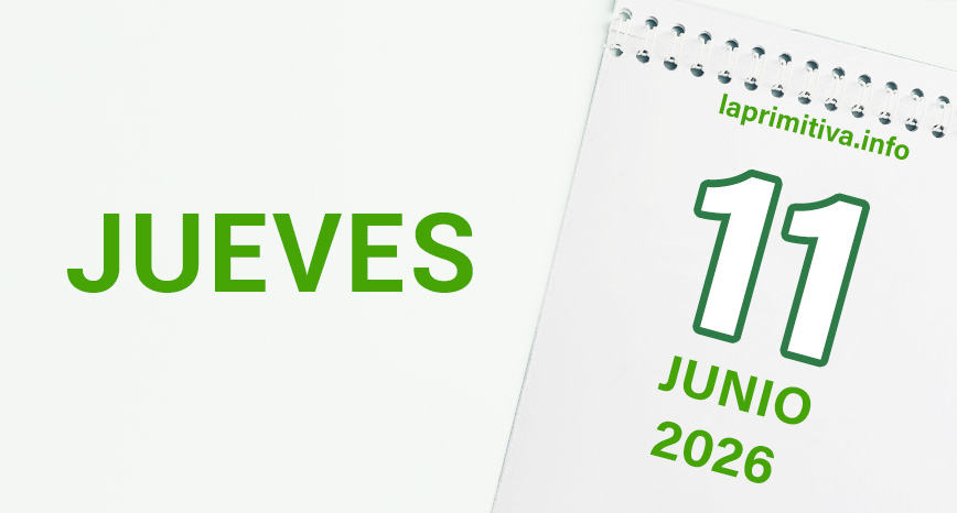 La Primitiva, jueves 11 de junio 2026