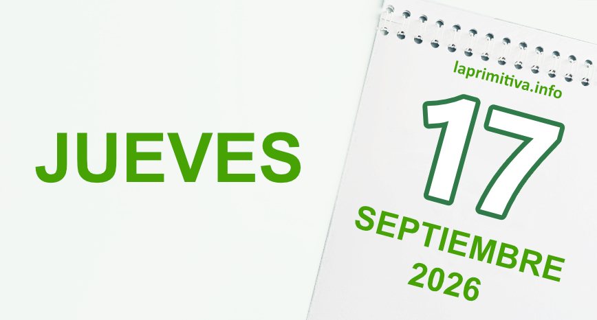 La Primitiva, jueves 17 de septiembre 2026