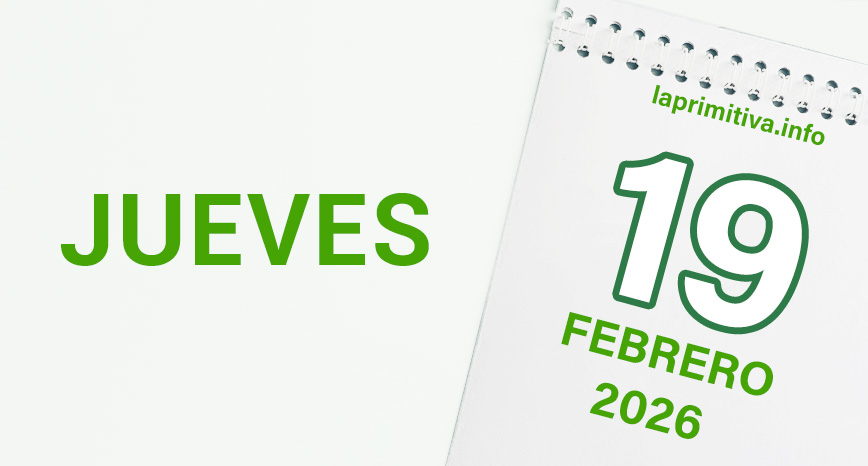 La Primitiva, jueves 19 de febrero 2026