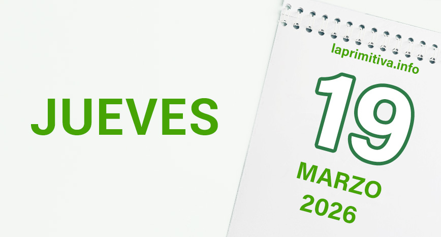 La Primitiva, jueves 19 de marzo 2026