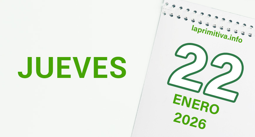 La Primitiva, jueves 22 de enero 2026