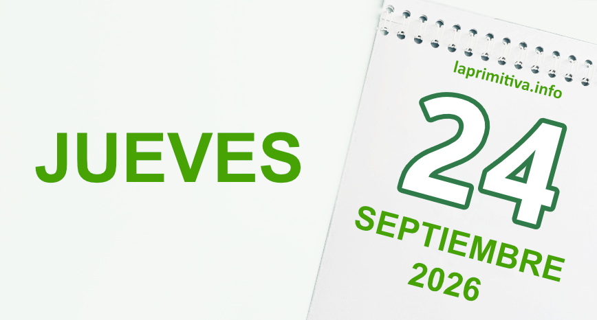La Primitiva, jueves 24 de septiembre 2026