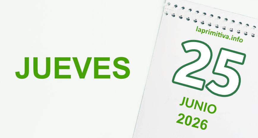 La Primitiva, jueves 25 de junio 2026