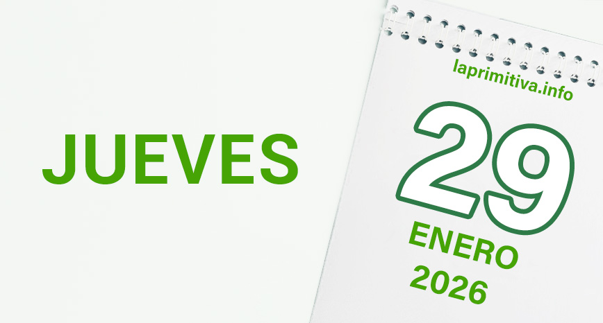La Primitiva, jueves 29 de enero 2026