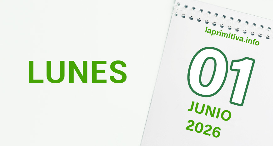 La Primitiva, lunes 1 de junio 2026