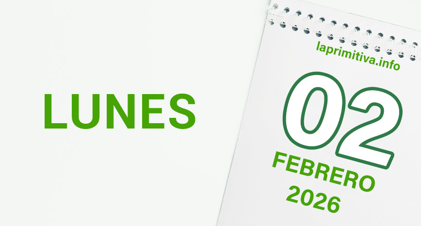 La Primitiva, lunes 2 de febrero 2026