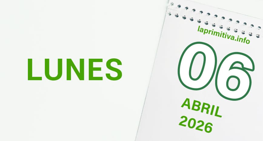 La Primitiva, lunes 6 de abril 2026