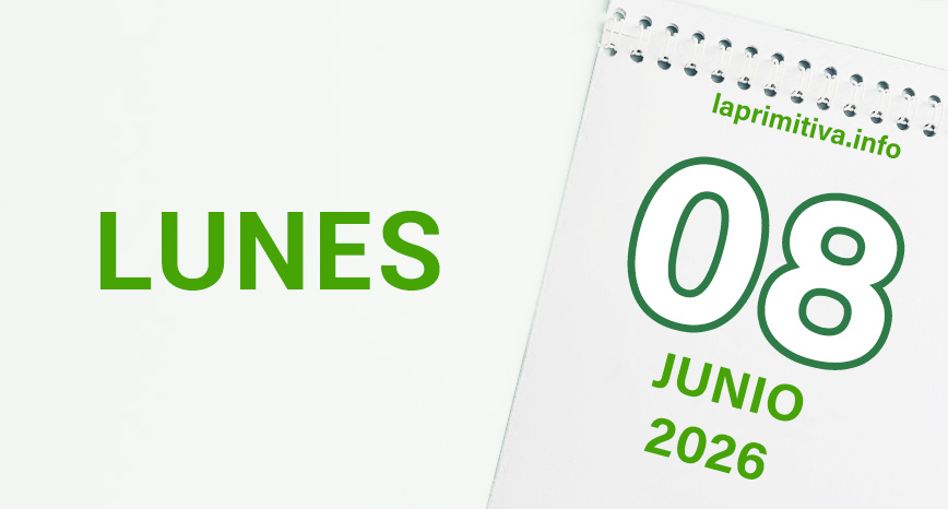 La Primitiva, lunes 8 de junio 2026