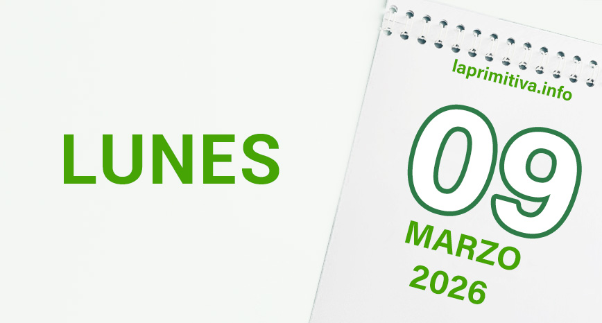 La Primitiva, lunes 9 de marzo 2026