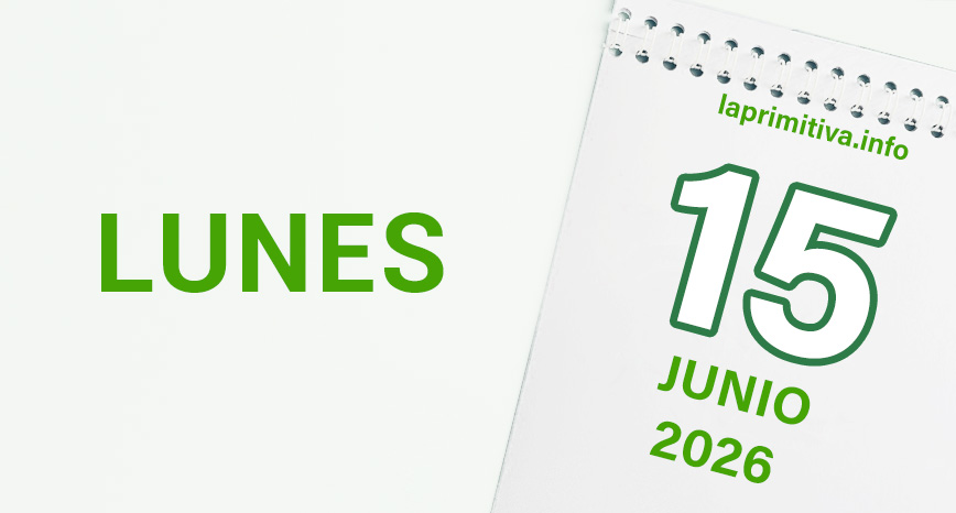 La Primitiva, lunes 15 de junio 2026