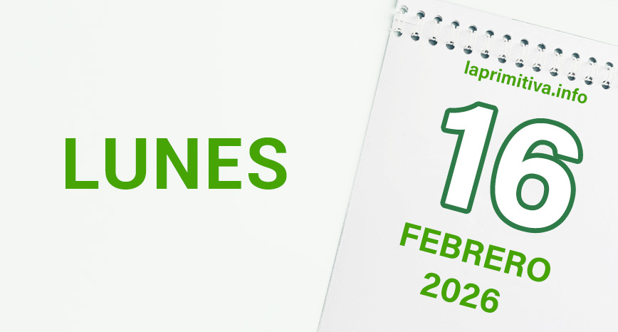 La Primitiva, lunes 16 de febrero 2026
