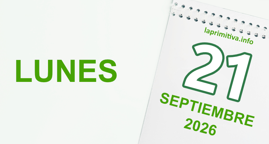 La Primitiva, lunes 21 de septiembre 2026