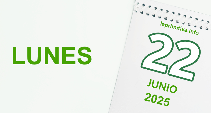 La Primitiva, lunes 22 de junio 2026