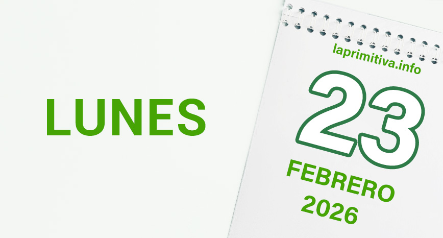 La Primitiva, lunes 23 de febrero 2026