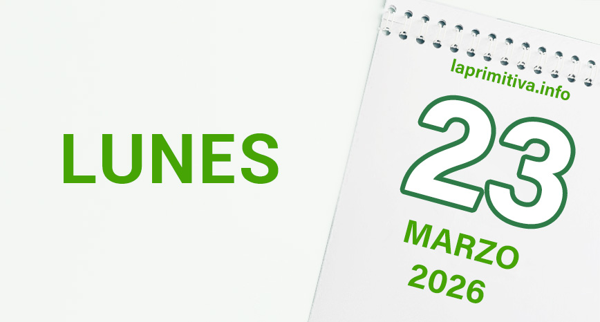 La Primitiva, lunes 23 de marzo 2026