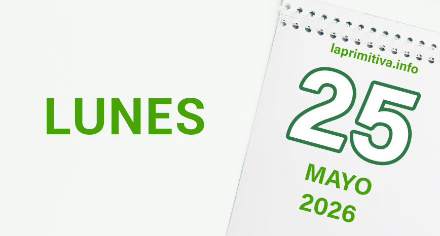 La Primitiva, lunes 25 de mayo 2026