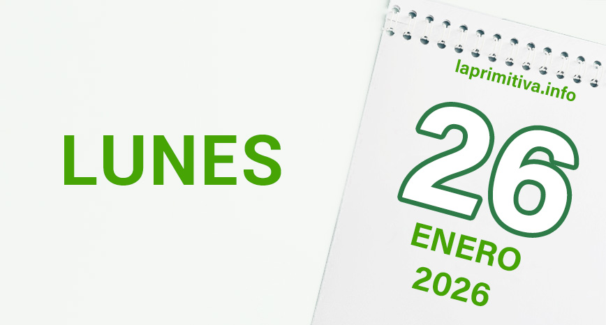 La Primitiva, lunes 26 de enero 2026