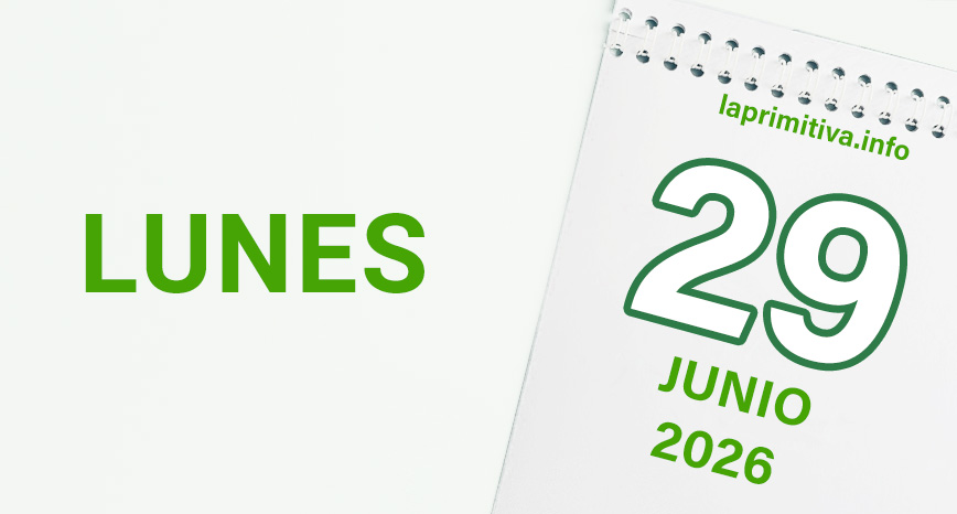 La Primitiva, lunes 29 de junio 2026