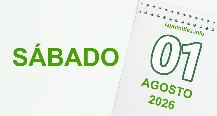 La Primitiva, sabado 1 de agosto 2026
