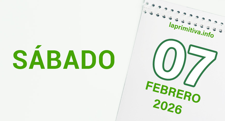 La Primitiva, sábado 7 de febrero 2026