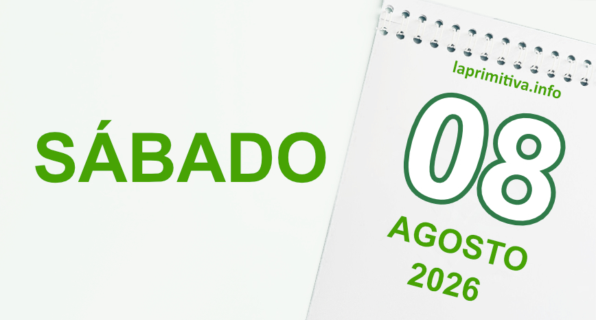 La Primitiva, sabado 8 de agosto 2026