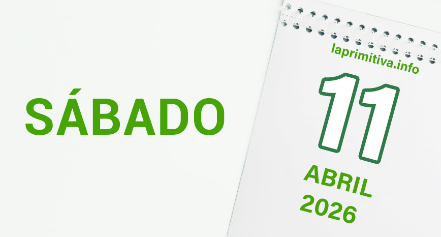 La Primitiva, sábado 11 de abril 2026