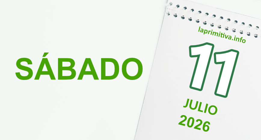 La Primitiva, sabado 11 de julio 2026