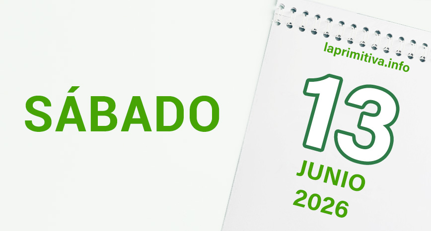 La Primitiva, sabado 13 de junio 2026