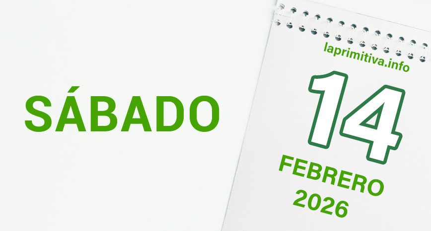 La Primitiva, sábado 14 de febrero 2026