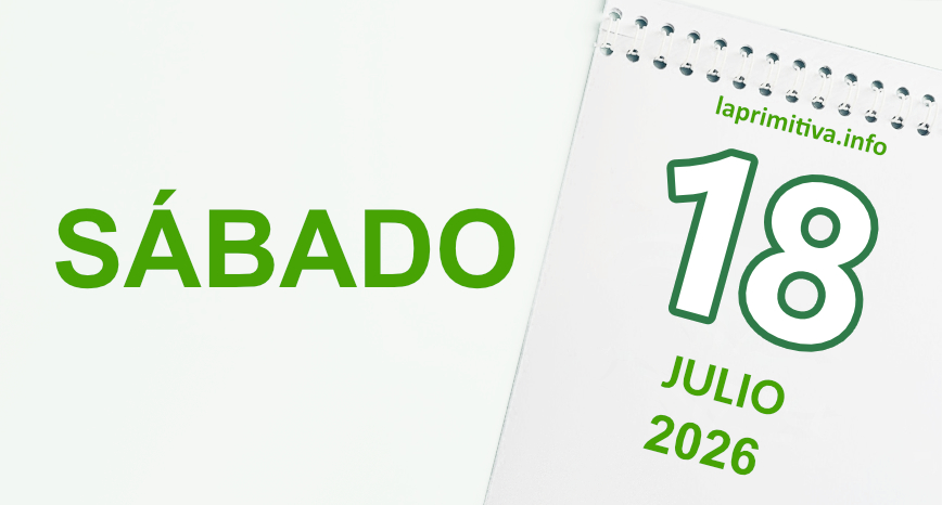 La Primitiva, sabado 18 de julio 2026