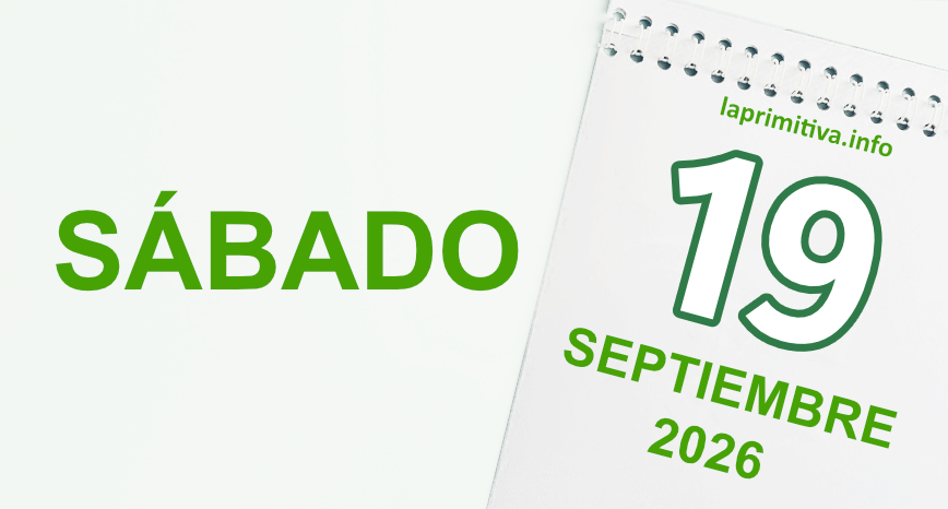 La Primitiva, sabado 19 de septiembre 2026