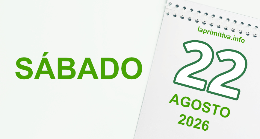 La Primitiva, sabado 22 de agosto 2026