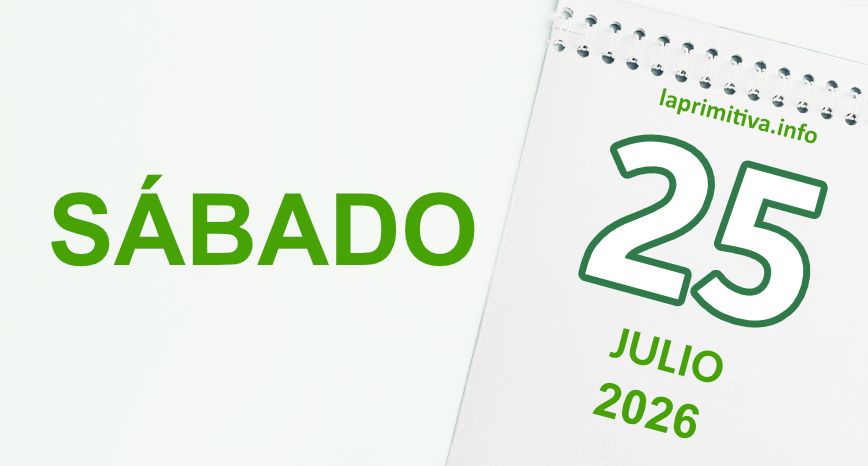 La Primitiva, sabado 25 de julio 2026