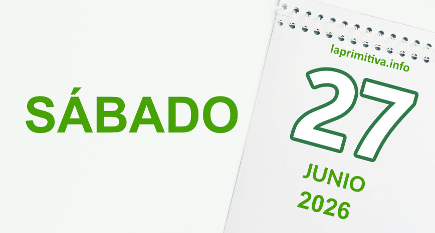 La Primitiva, sabado 27 de junio 2026