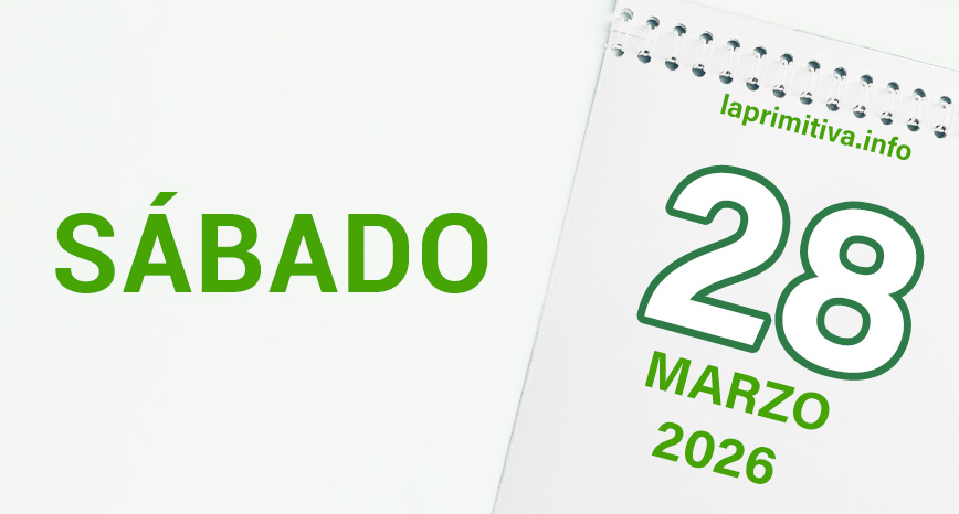 La Primitiva, sábado 28 de marzo 2026