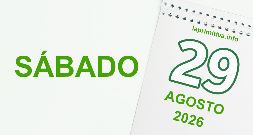 La Primitiva, sabado 29 de agosto 2026