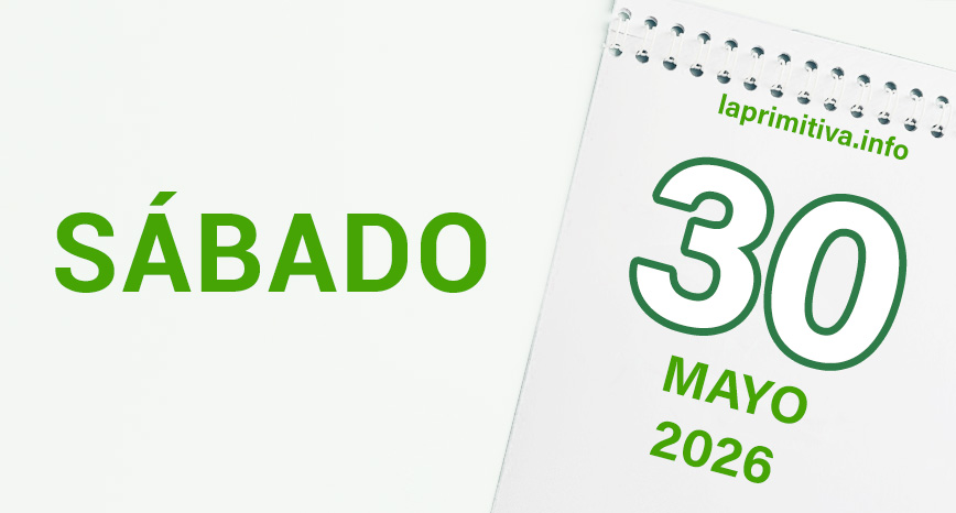 La Primitiva, sabado 30 de mayo 2026